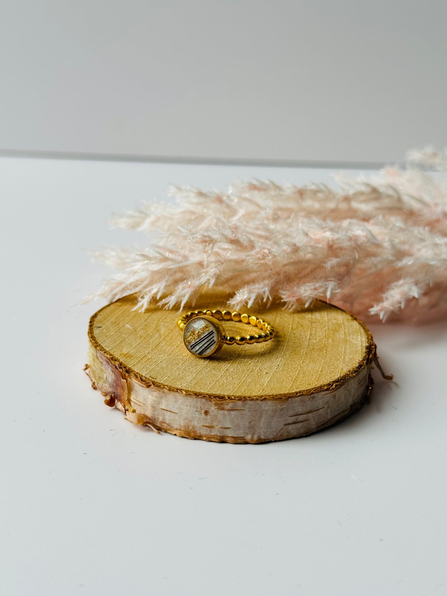 Ring aus Tierhaar - personalisiert