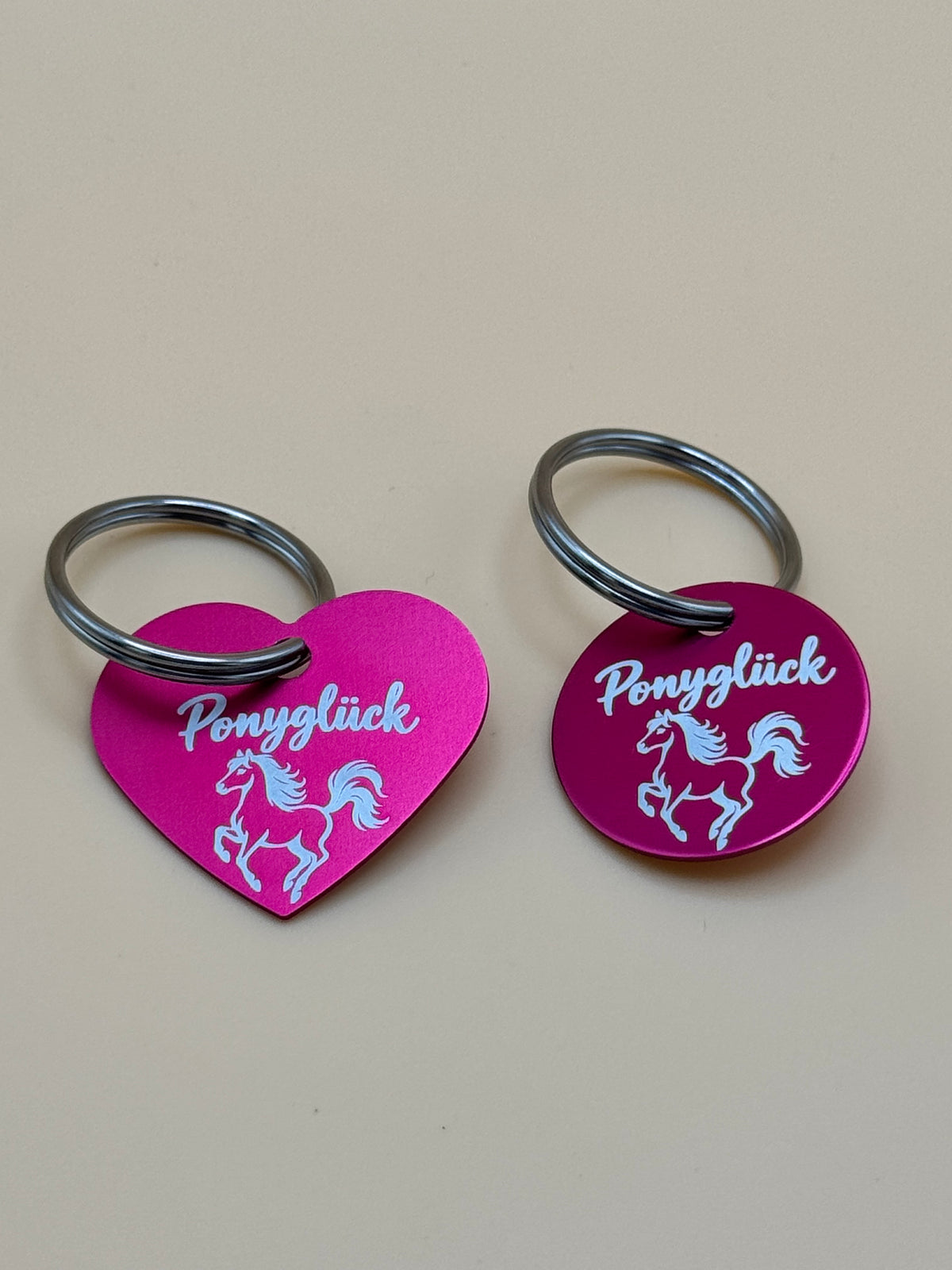 Ponyglück Halftermarke - fertige Halftermarke mit Gravur