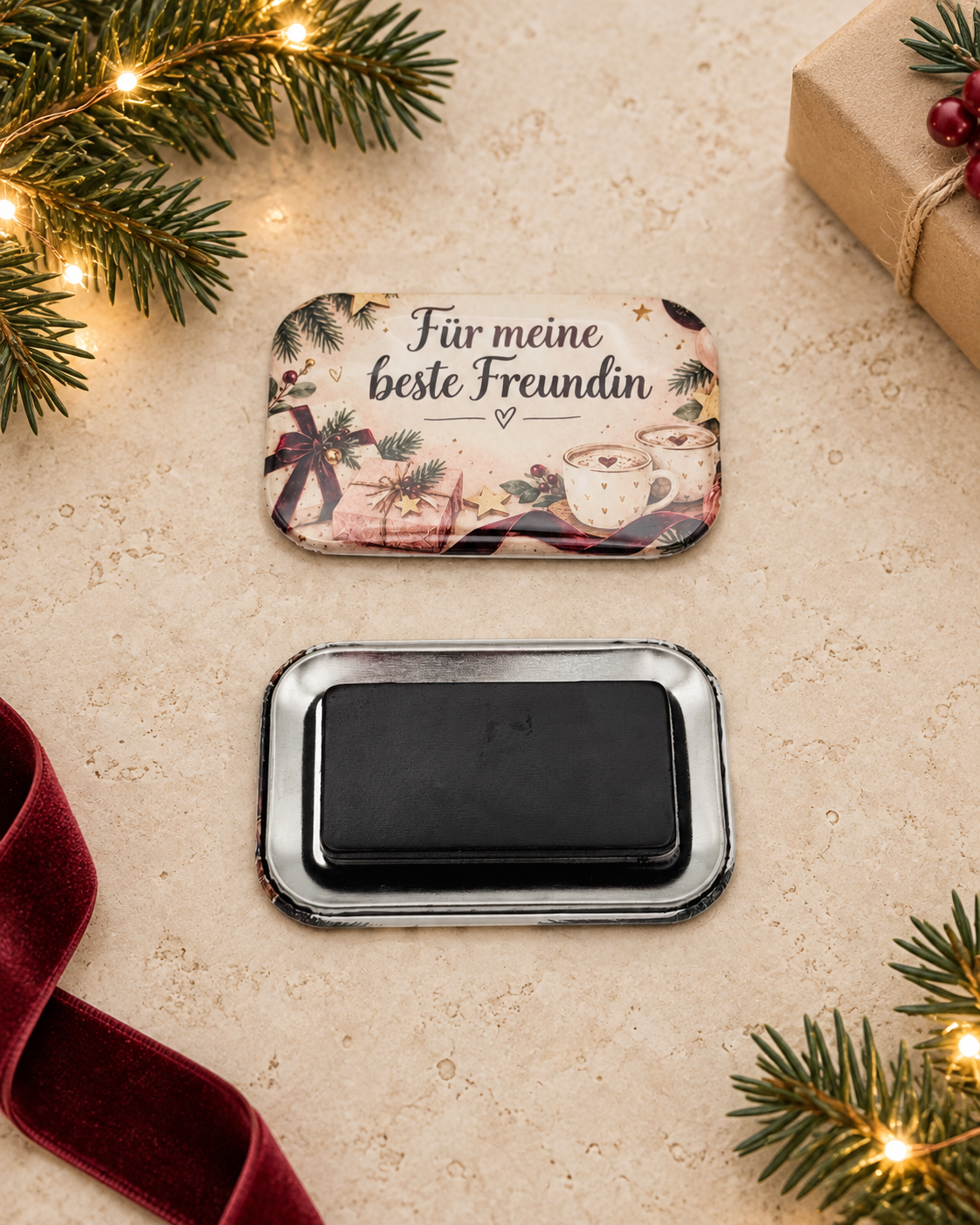 Weihnachtsmagnet mit Sprüchen – kleine Geschenkidee für Lieblingsmenschen