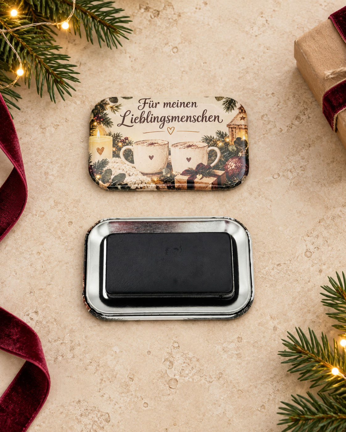 Weihnachtsmagnet mit Sprüchen – kleine Geschenkidee für Lieblingsmenschen