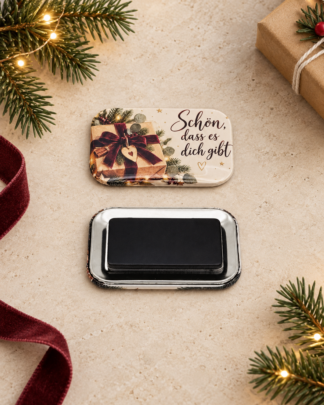 Weihnachtsmagnet mit Sprüchen – kleine Geschenkidee für Lieblingsmenschen