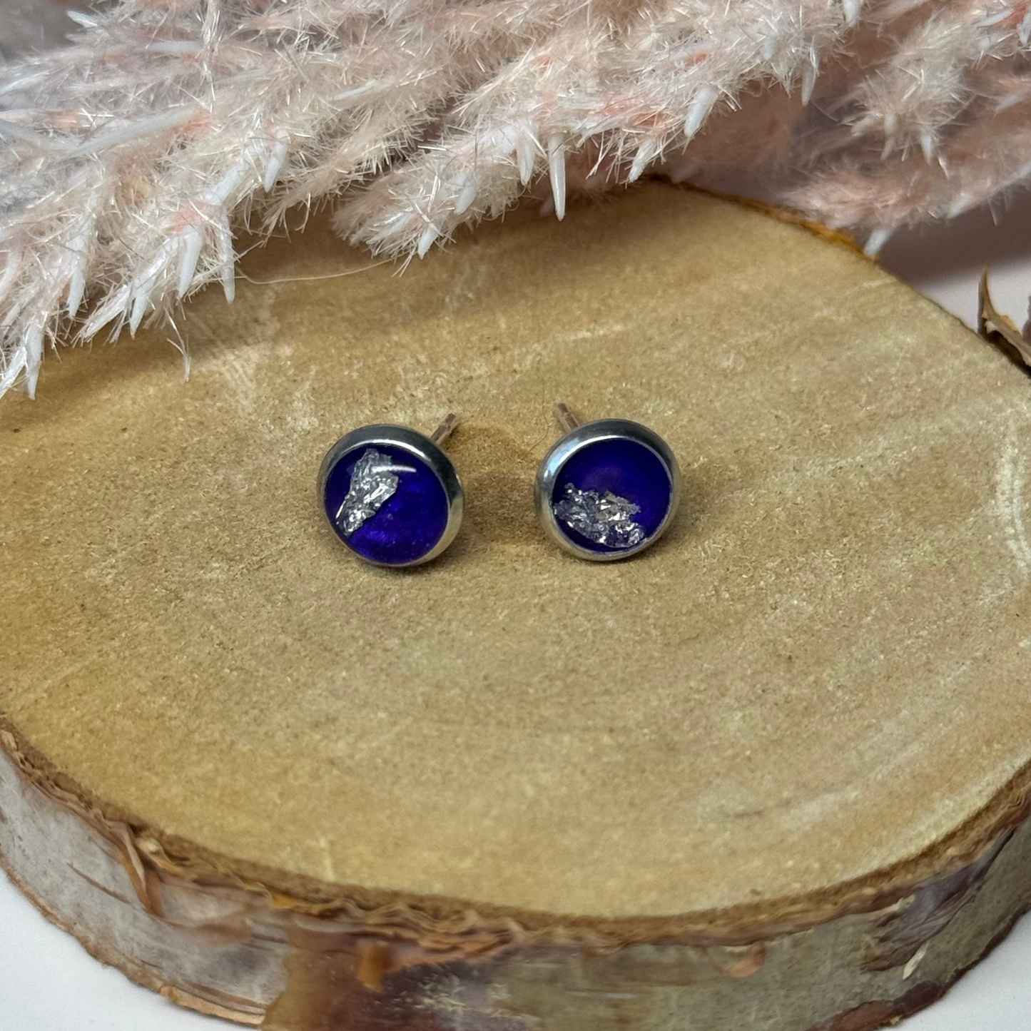 Ohrringe - Stecker individuell I 8mm - mehrere Farbvarianten