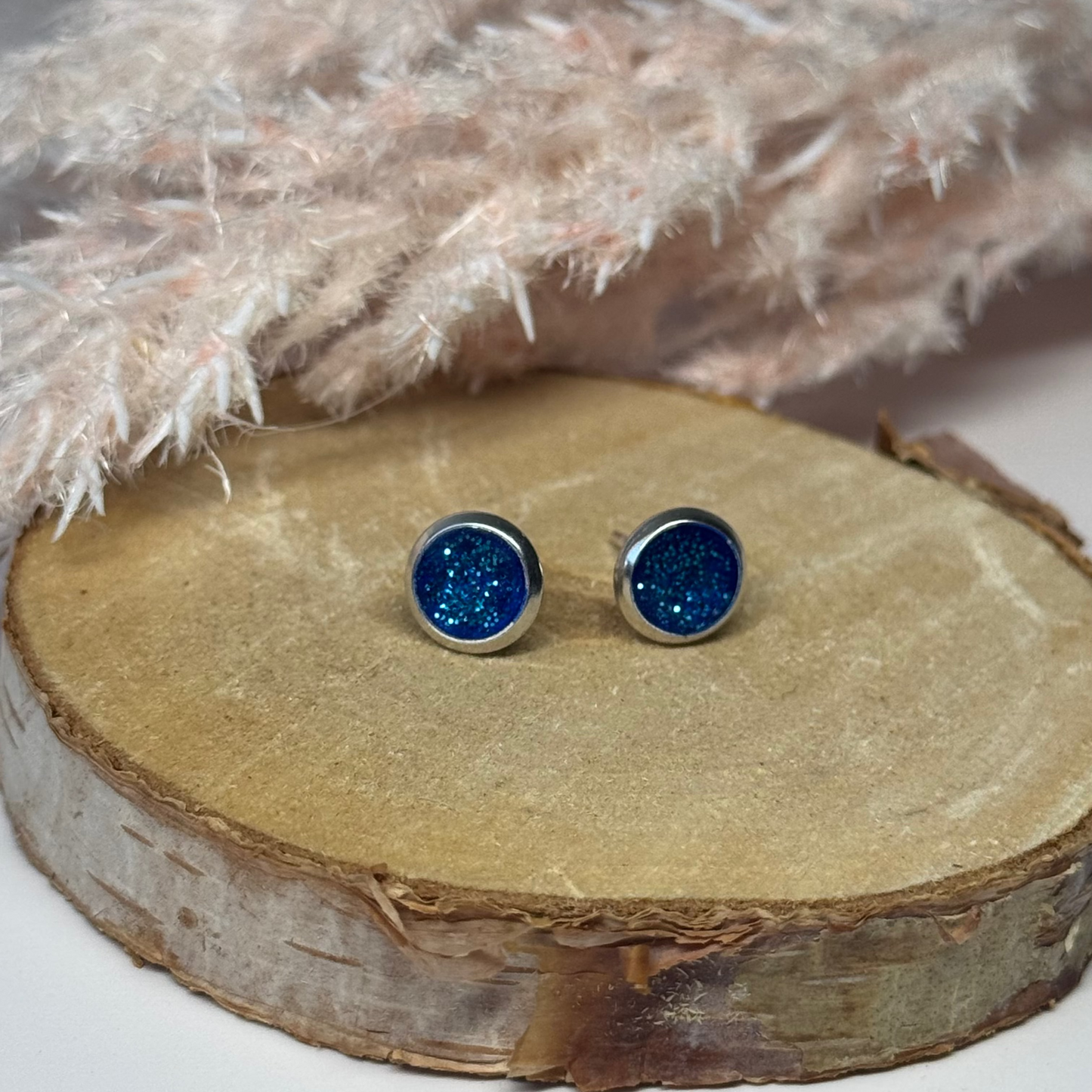 Ohrringe - Stecker individuell I 8mm - mehrere Farbvarianten