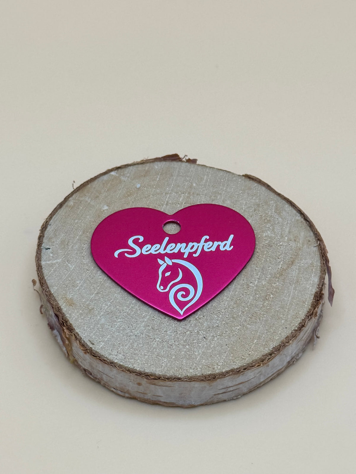 Seelenpferd Halftermarke - fertige Halftermarke mit Gravur