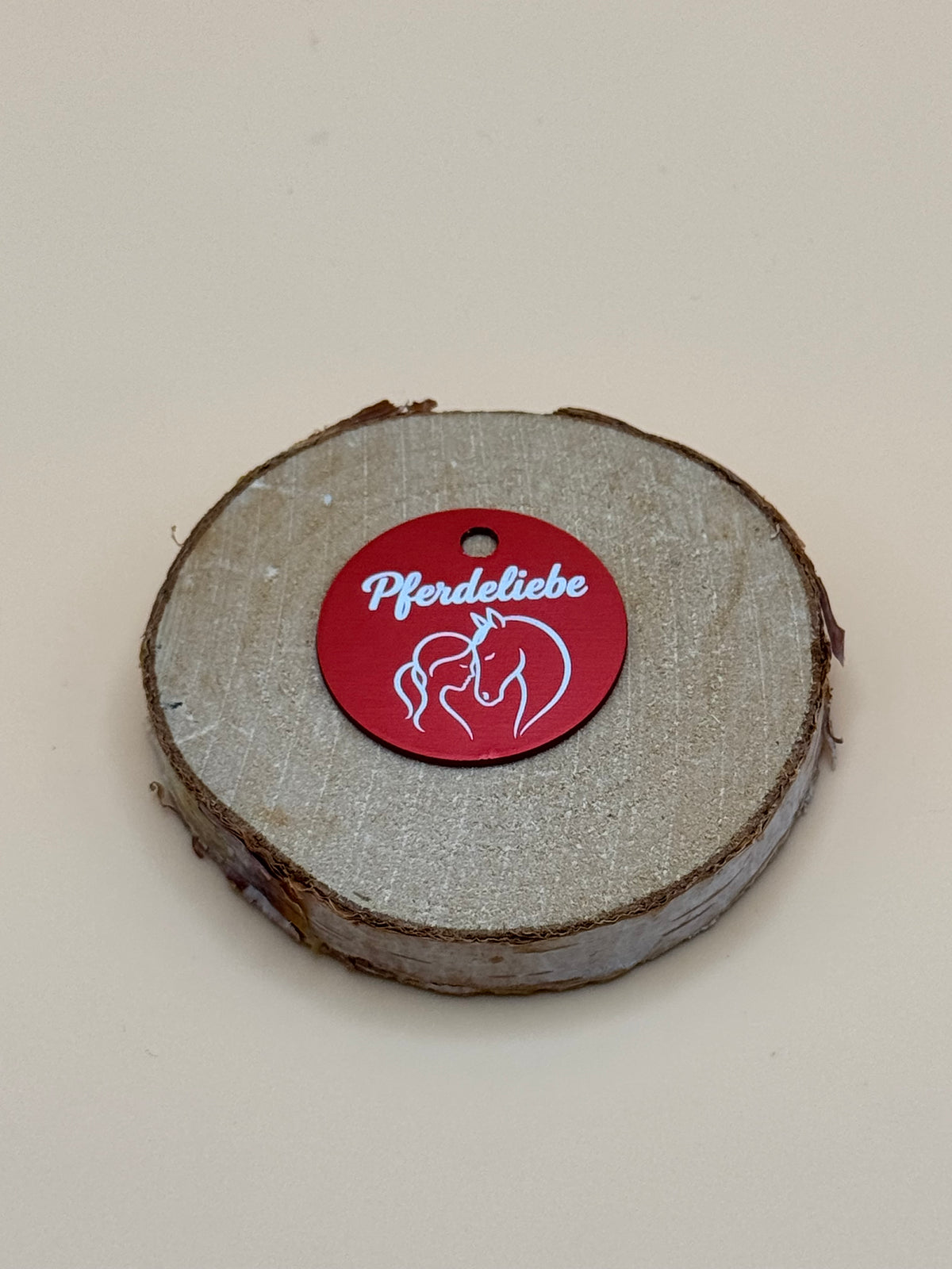 Pferdeliebe Halftermarke - fertige Halftermarke mit Gravur