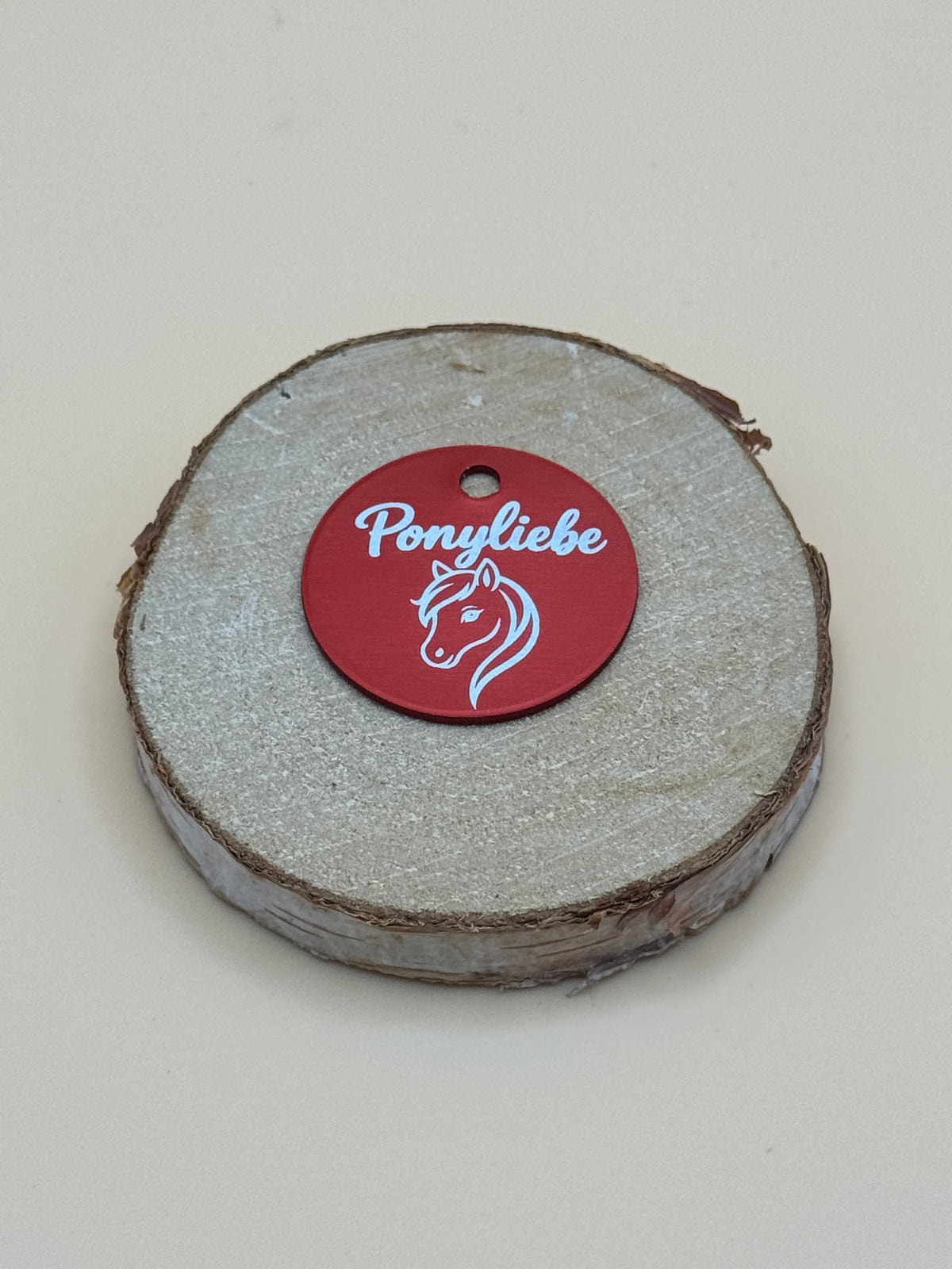 Ponyliebe Halftermarke - fertige Halftermarke mit Gravur