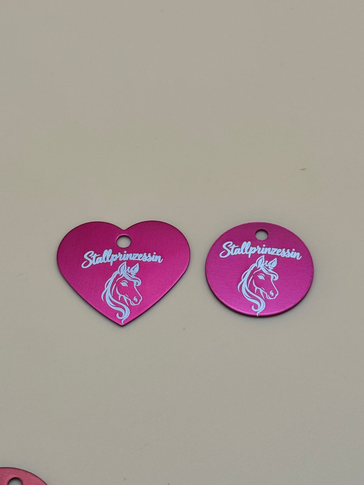 Stallprinzessin Halftermarke - fertige Halftermarke mit Gravur