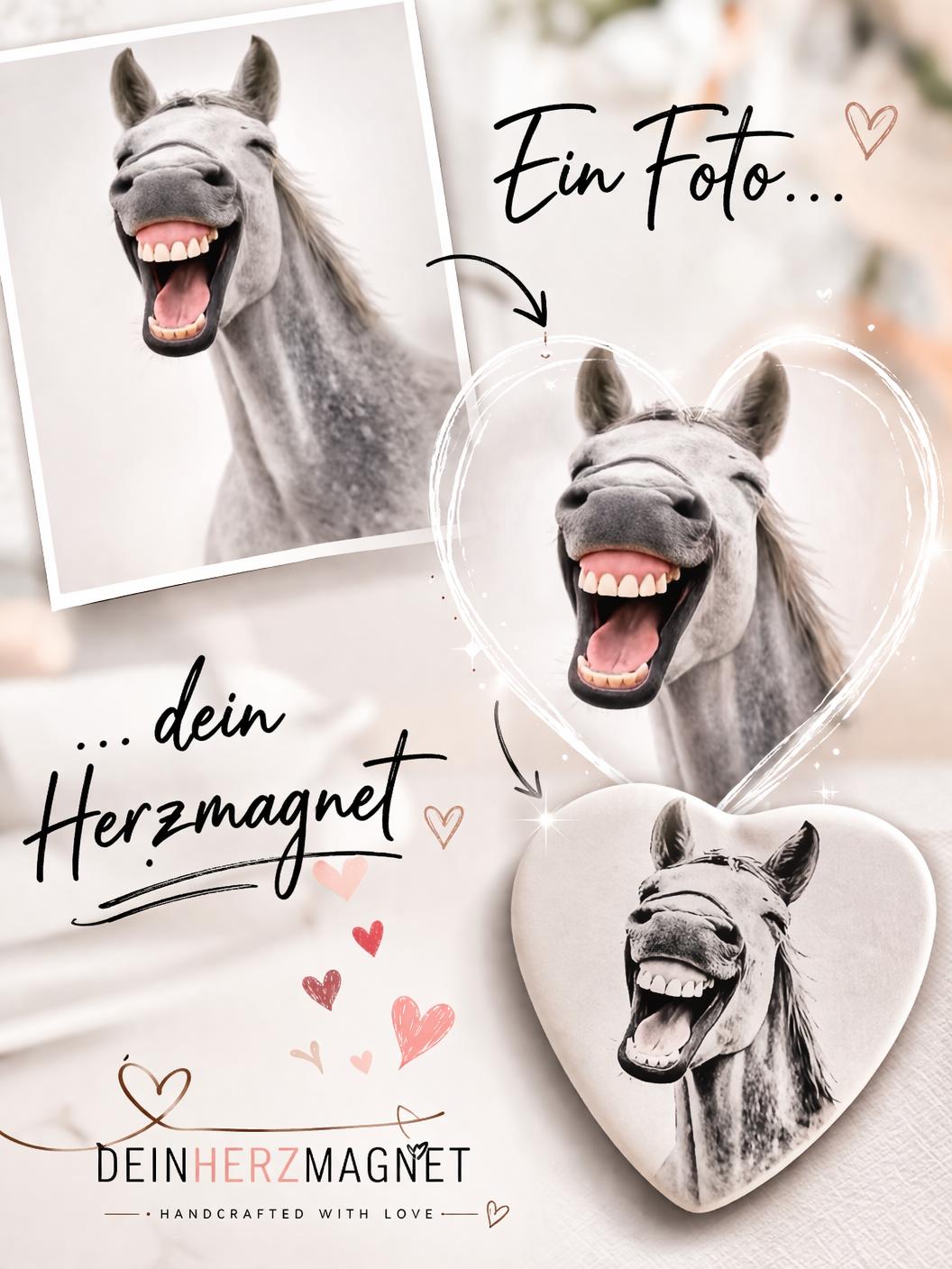 Personalisierter Herzmagnet